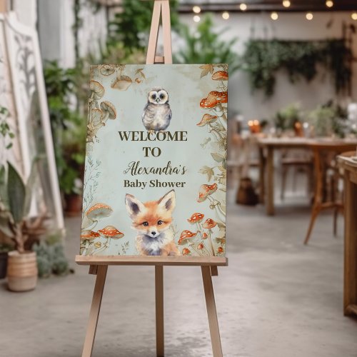 Boho Woodland Baby Shower Foam Board