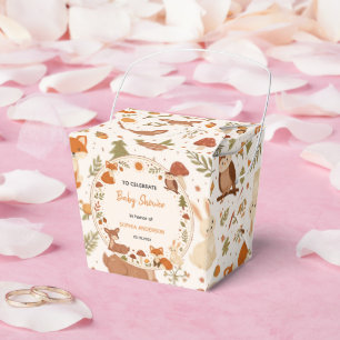Boho Woodland Baby Shower Rustic Forest Animals Favor Boxes