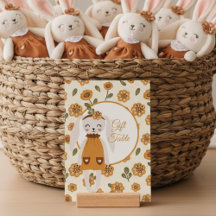Boho Woodland Bunny Gift Table Sign