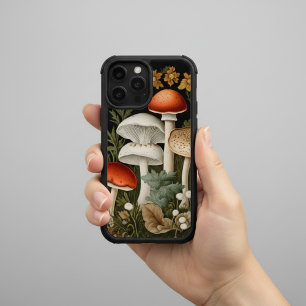 Boho Woodland Mushrooms Wildflower Garden Sports iPhone 16 Pro Max Case