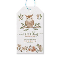 Boho Woodland Owl Baby Shower Gift Tags