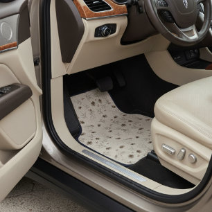 Boho Woodland Pattern Car Floor Mat