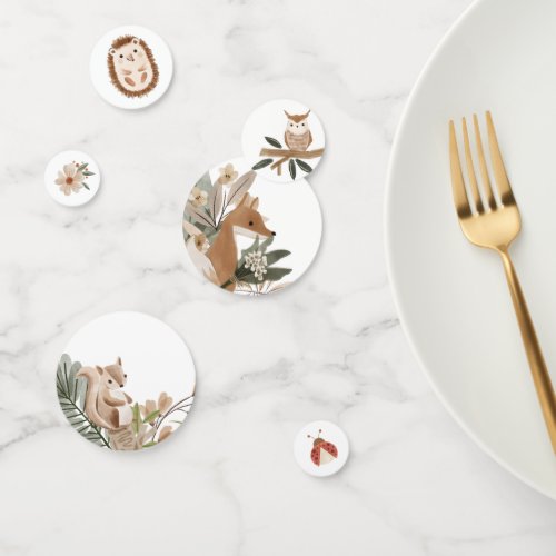 Boho Woodland Table Confetti