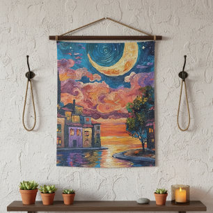 Boho Woven Wall Tapestry for Cozy Home Decor