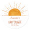  Boho Yellow Sunshine Baby Shower Thank You