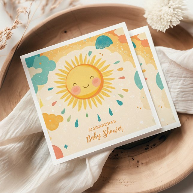 Boho Yellow Sunshine  Napkins (Creator Uploaded)