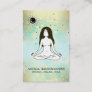 *~* Boho Yoga Goddess Celestial Moon Sun 3rd Eye Business Card