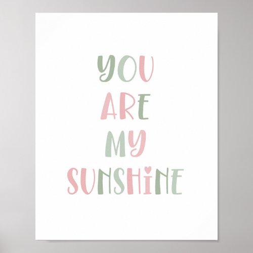 Boho You Are My Sunshine Kids Decor