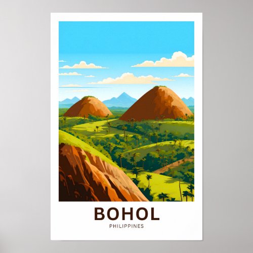 Bohol Philippines Colombia Travel Print