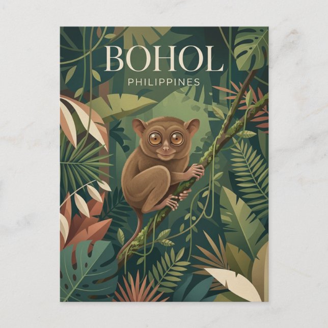 Bohol Philippines Postcard (Front)