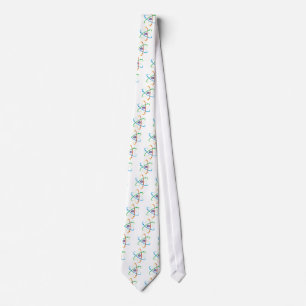 Bohr Atomic Model Neck Tie