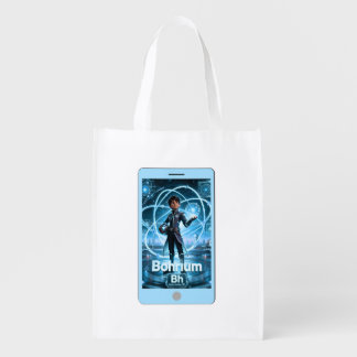 Bohrium (Bh) – ATOMIVRA™ Collection Grocery Bag