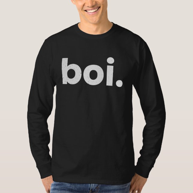 BOI Boise Idaho Airport Code List BOI T-Shirt (Front)