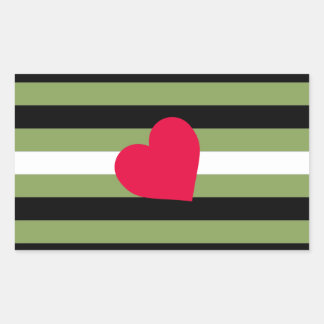 Boi Pride Flag Rectangular Sticker