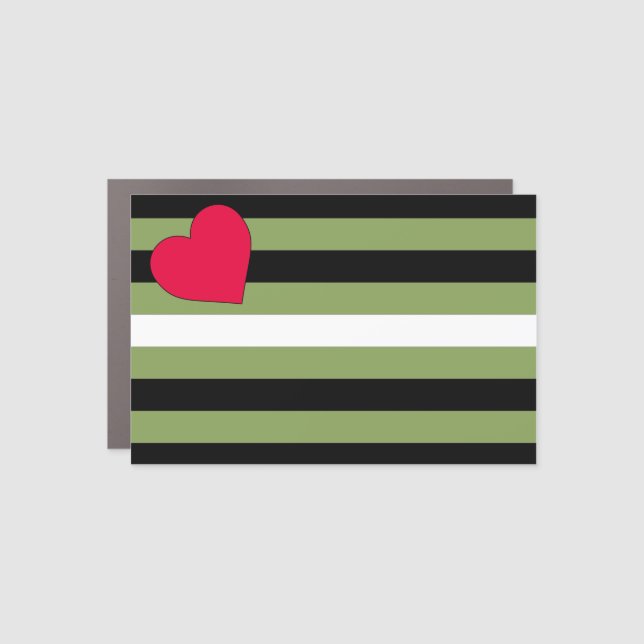 Boi Pride House Flag Car Magnet (Front)