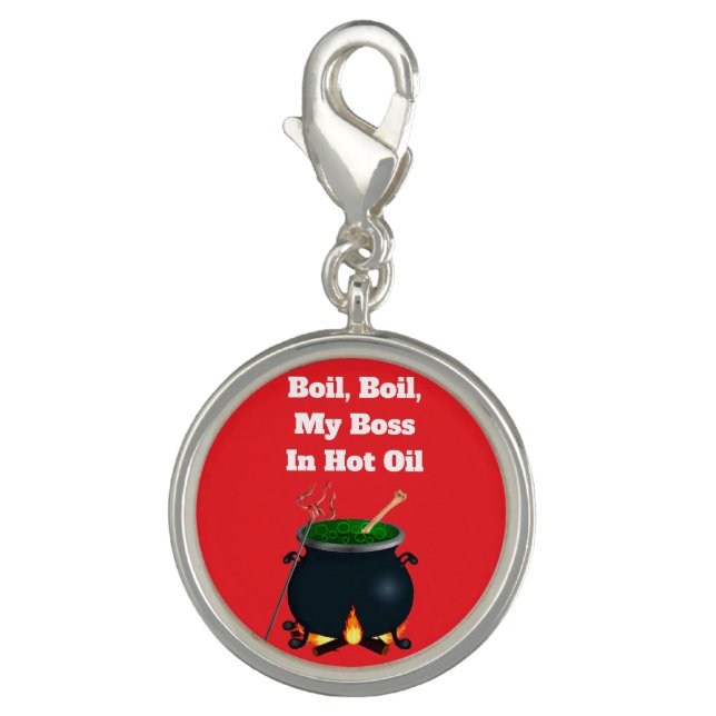 Boil, Boil Zipper Pull Charm (Front)