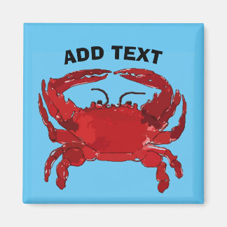 Boiled Blue Crab, Maryland, Louisiana, Delaware Magnet