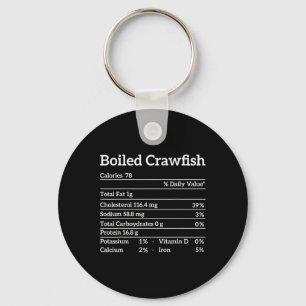 Boiled Crawfish Nutrition Facts Food Matching Mard Keychain