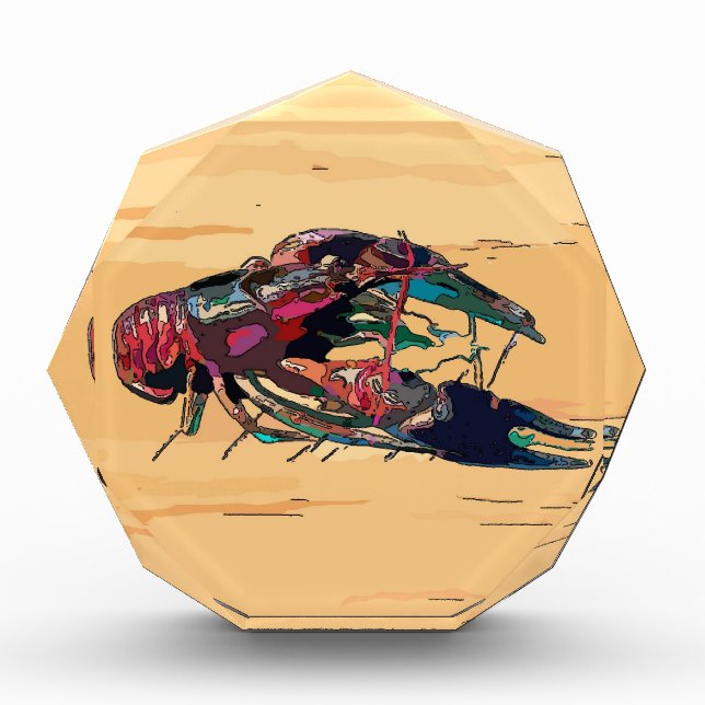 Boiled Crawfish on Wood Award (Front)