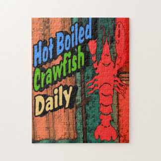 Boiled Crawfish Sign Jigsaw Puzzle