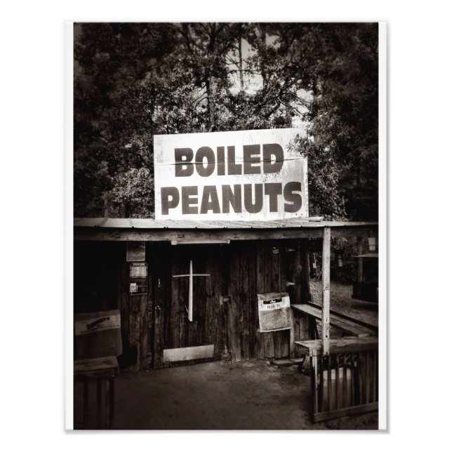 Boiled Peanuts Photo Print (Front)