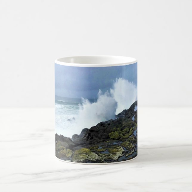 Boiler Bay State Wayside, Depoe Bay, Oregon Coffee Mug (Center)