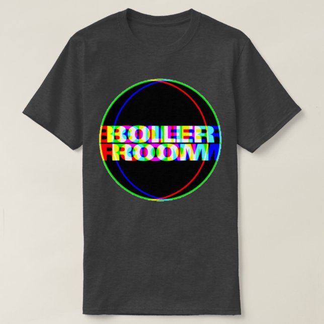 Boiler Room Color Glitch I  T-Shirt (Design Front)