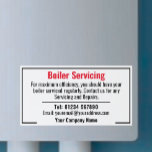 Boiler Servicing and Repairs Heating Engineer Label