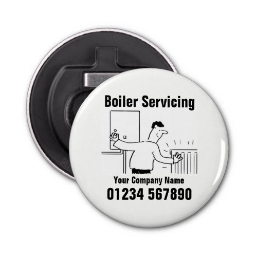 Boiler Servicing Contact Details Bottle Opener