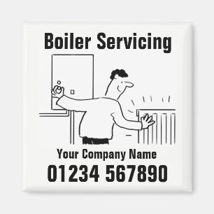 Boiler Servicing Contact Details Magnet