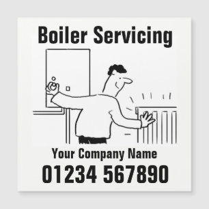 Boiler Servicing Contact Details Magnet