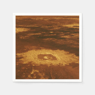 Boiling Surface of Planet Venus Napkins