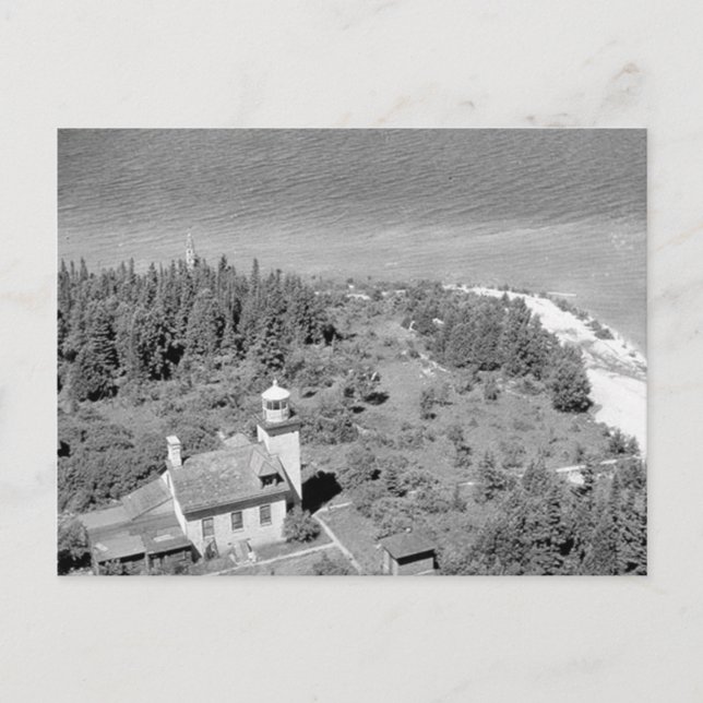 Bois Blanc Lighthouse Postcard (Front)