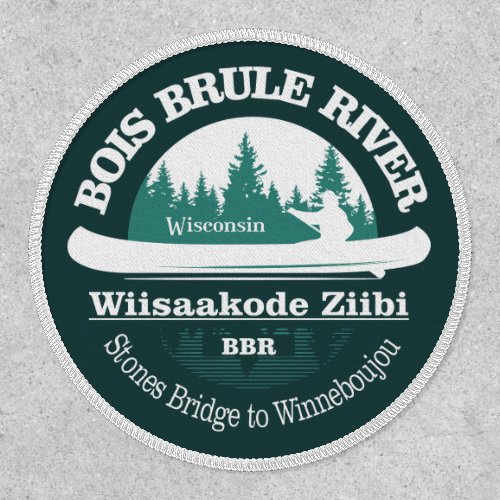 Bois Brule River canoe  Patch