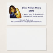 Boise Autism Moms Business Cards (Front & Back)