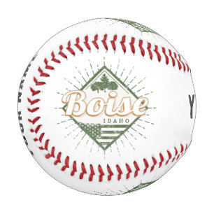 Boise City Idaho United States Vintage USA Tree Baseball
