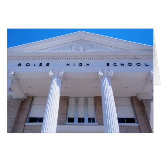Boise High School Cards (Front Horizontal)
