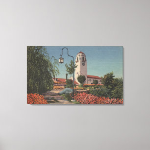 Boise, ID - View of Union Pacific Canvas Print