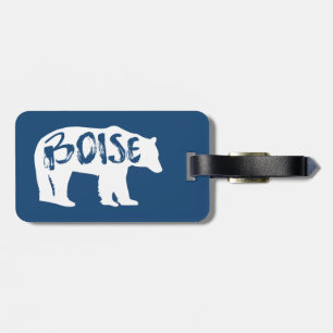 Boise Idaho Bear Luggage Tag