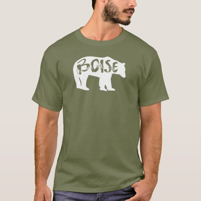 Boise Idaho Bear T-Shirt (Front)