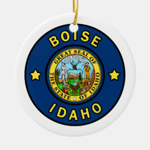 Boise Idaho Ceramic Ornament