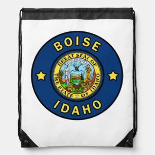 Boise Idaho Drawstring Bag