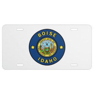 Boise Idaho License Plate