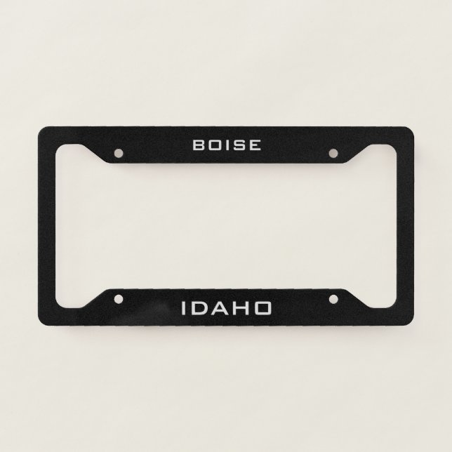 Boise Idaho  License Plate Frame (Front)