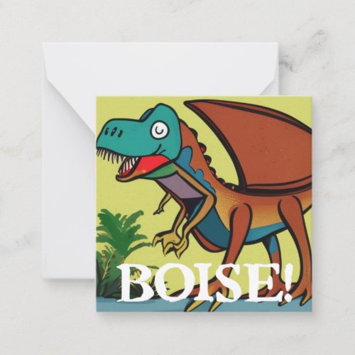 Boise Idaho Note Card