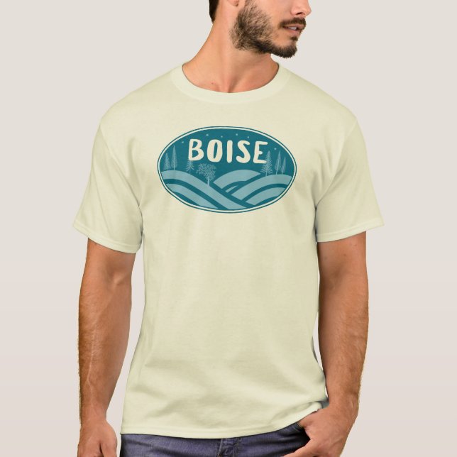 Boise Idaho Outdoors T-Shirt (Front)