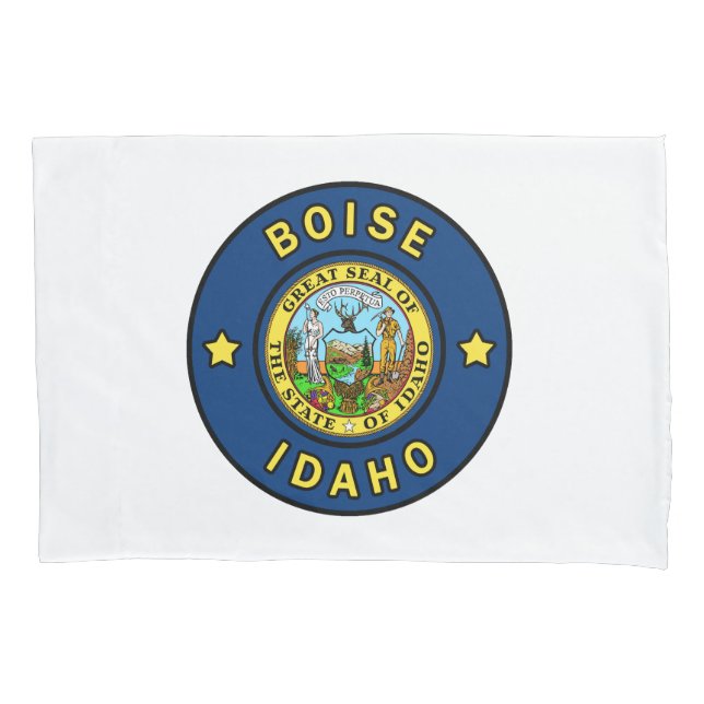 Boise Idaho Pillow Case (Front)