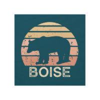 Boise Idaho Retro Bear