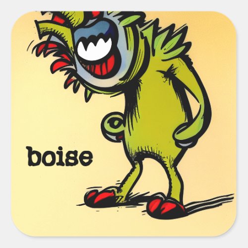 Boise Idaho Square Sticker