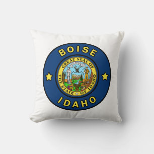 Boise Idaho Throw Pillow